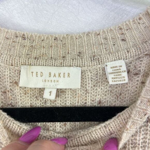 Ted Baker Marniaa Extreme Sleeve Sweater Dress - Picture 3 of 7
